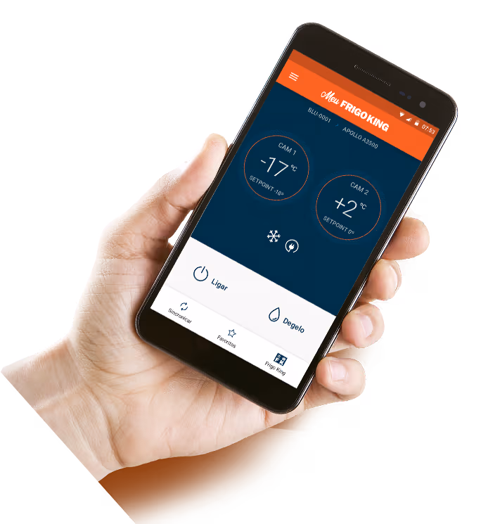 My Frigo King App – Fleet Monitoring on Mobile